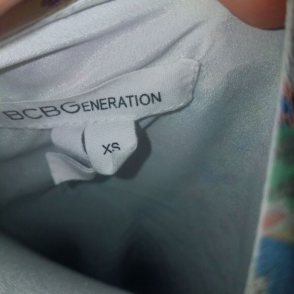 Xs BCBG high low water color dress - Picture 6 of 6